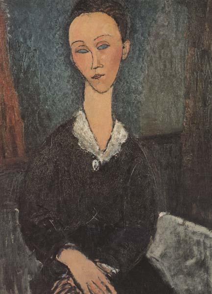 Amedeo Modigliani Femme au col Bianc (mk38) oil painting picture